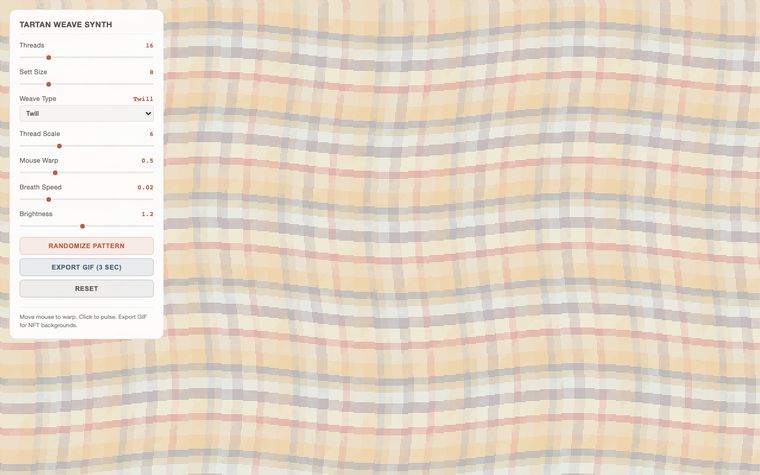 Tartan Weave Synth